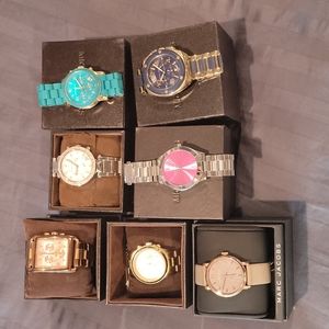 Michael Kors watches and a Marc Jacobs watch (entire lot - as is)